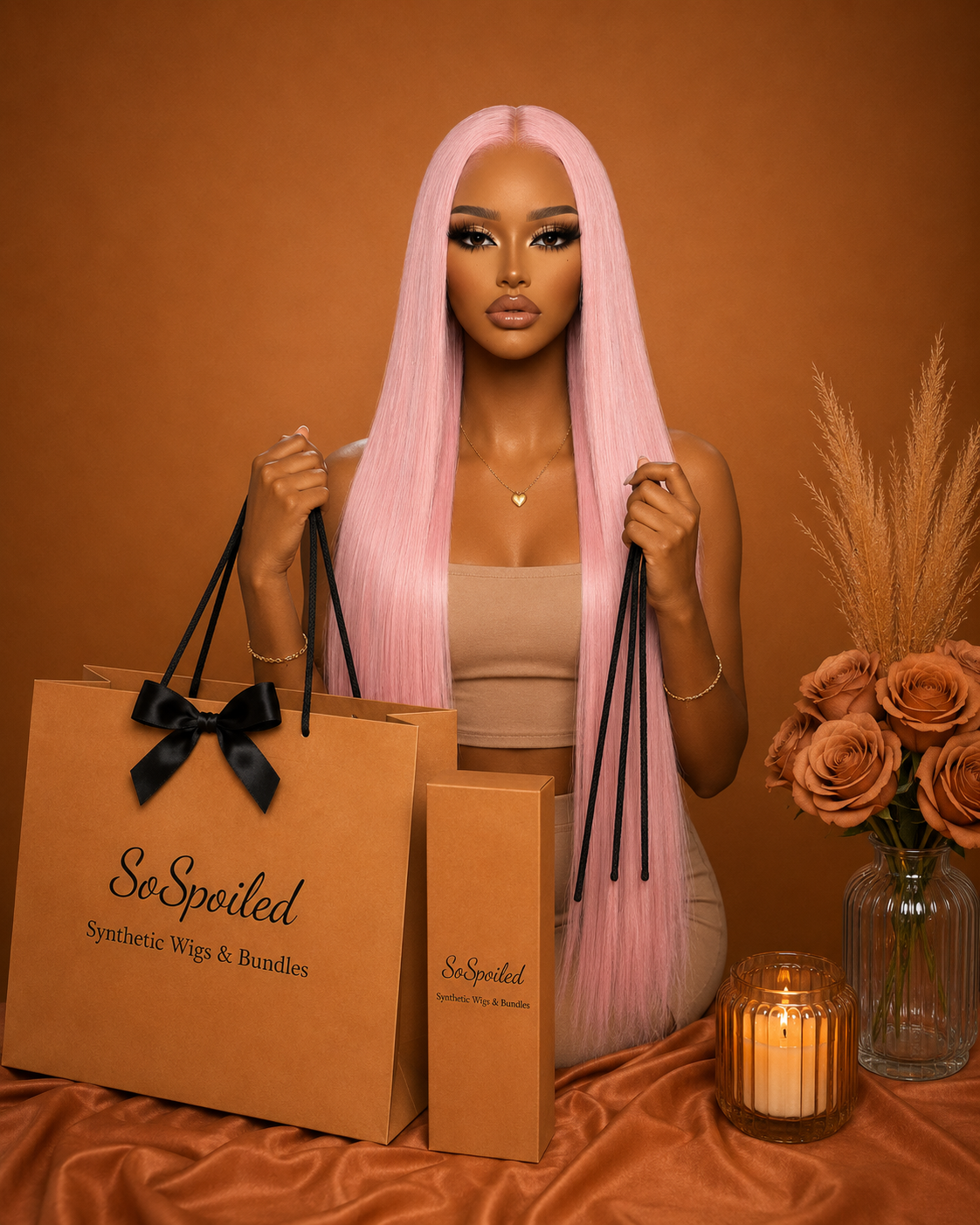 40” Blush Pink